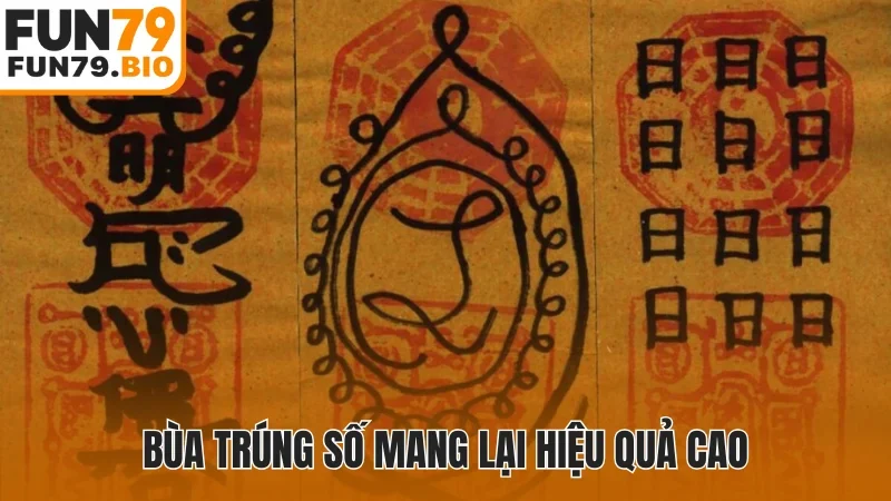 Bùa trúng số mang lại hiệu quả cao