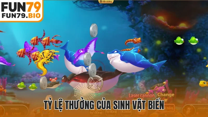 Tỷ lệ thưởng của sinh vật biển